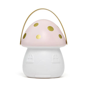 Mini Pink & Gold Fairy House Carry Lantern
