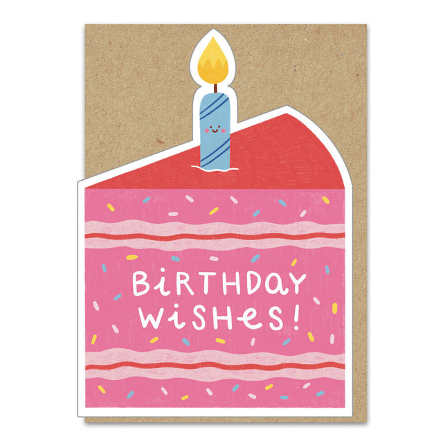 Birthday Slice of Cake Card