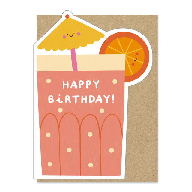 Fruity Cocktail Cut Out Card
