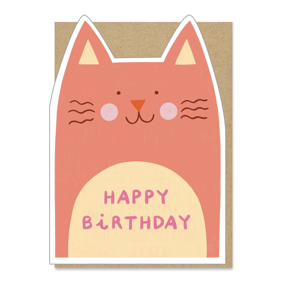 Cute Cat Birthday Card