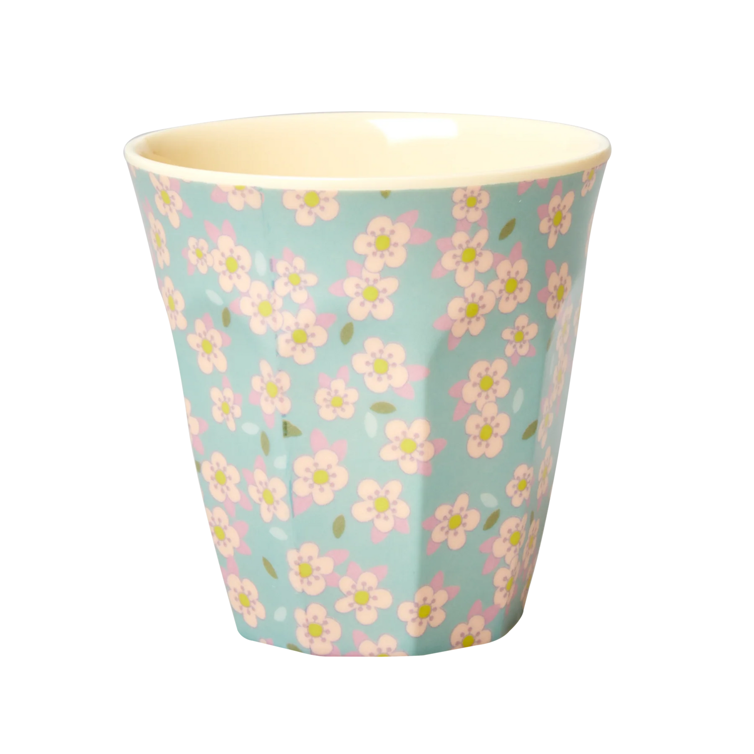 Blue Floral Medium Melamine Cup
