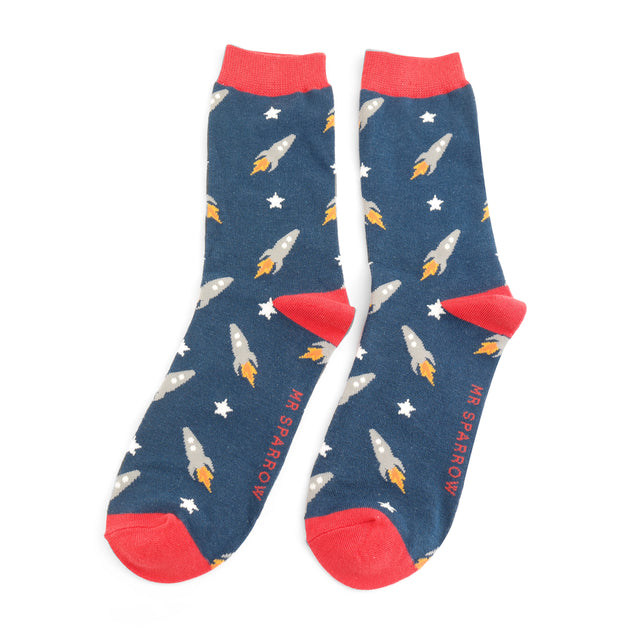 Rockets Navy Socks