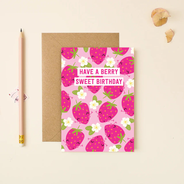 Berry Sweet Birthday Card