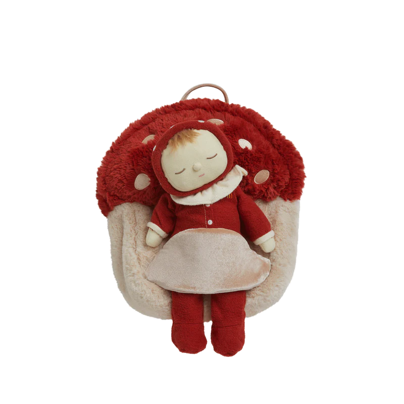 Red Hopalong Mushroom Backpack