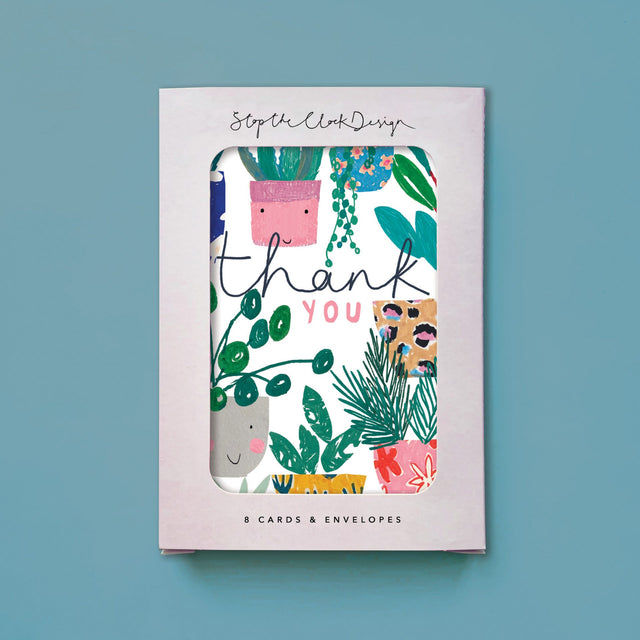 Pack Of Thank You Plant Pot Cards