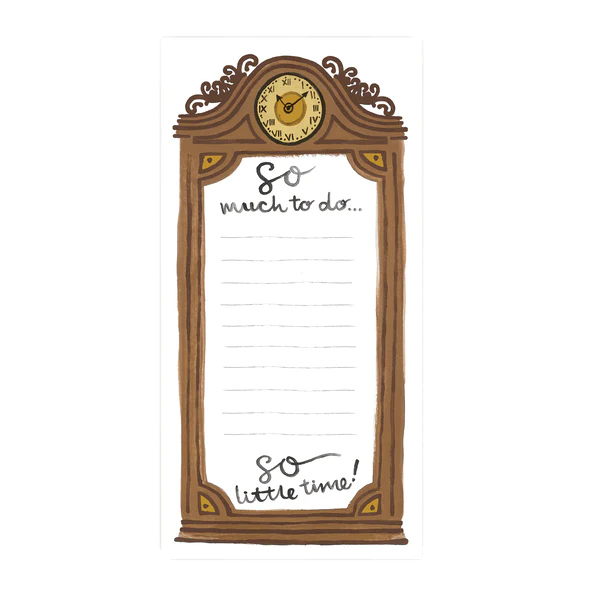 So Little Time Notepad