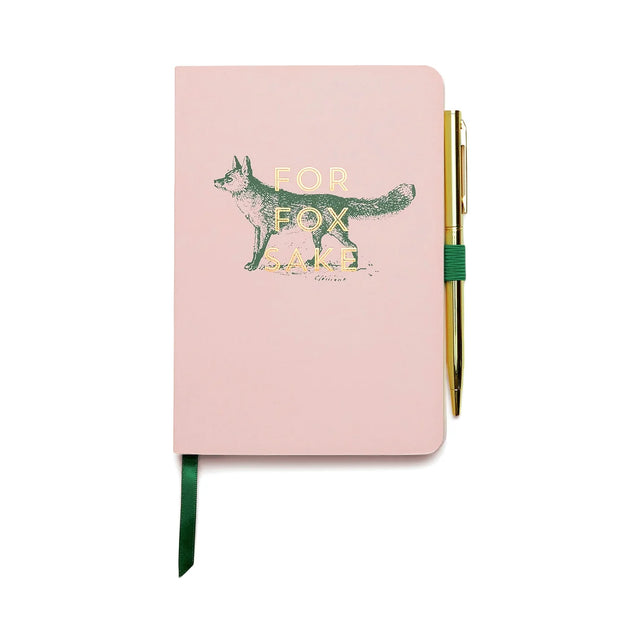 For Fox Sake Notebook with Pen