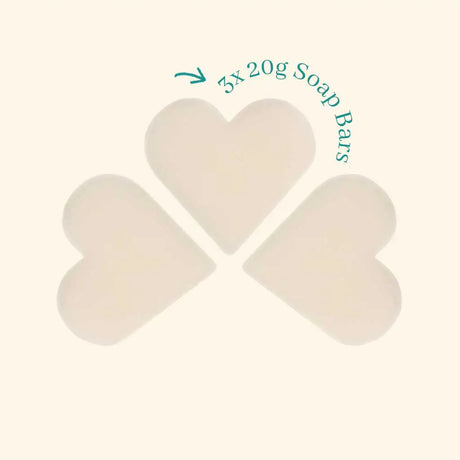 Christmas Wreath Mini Heart Soaps