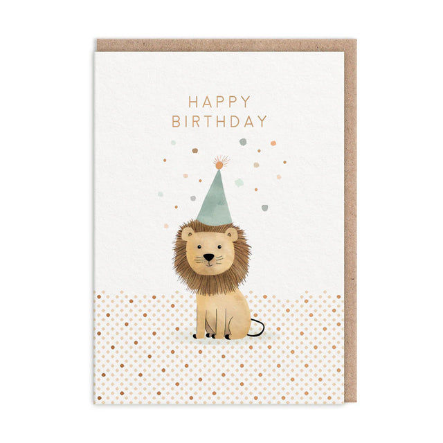 Cute Lion Birthday card