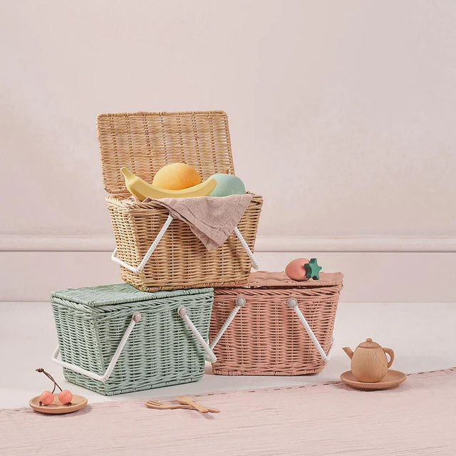 Straw Piki Rattan Basket