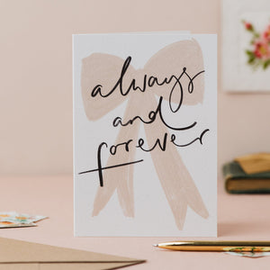 Always & Forever Bow Card