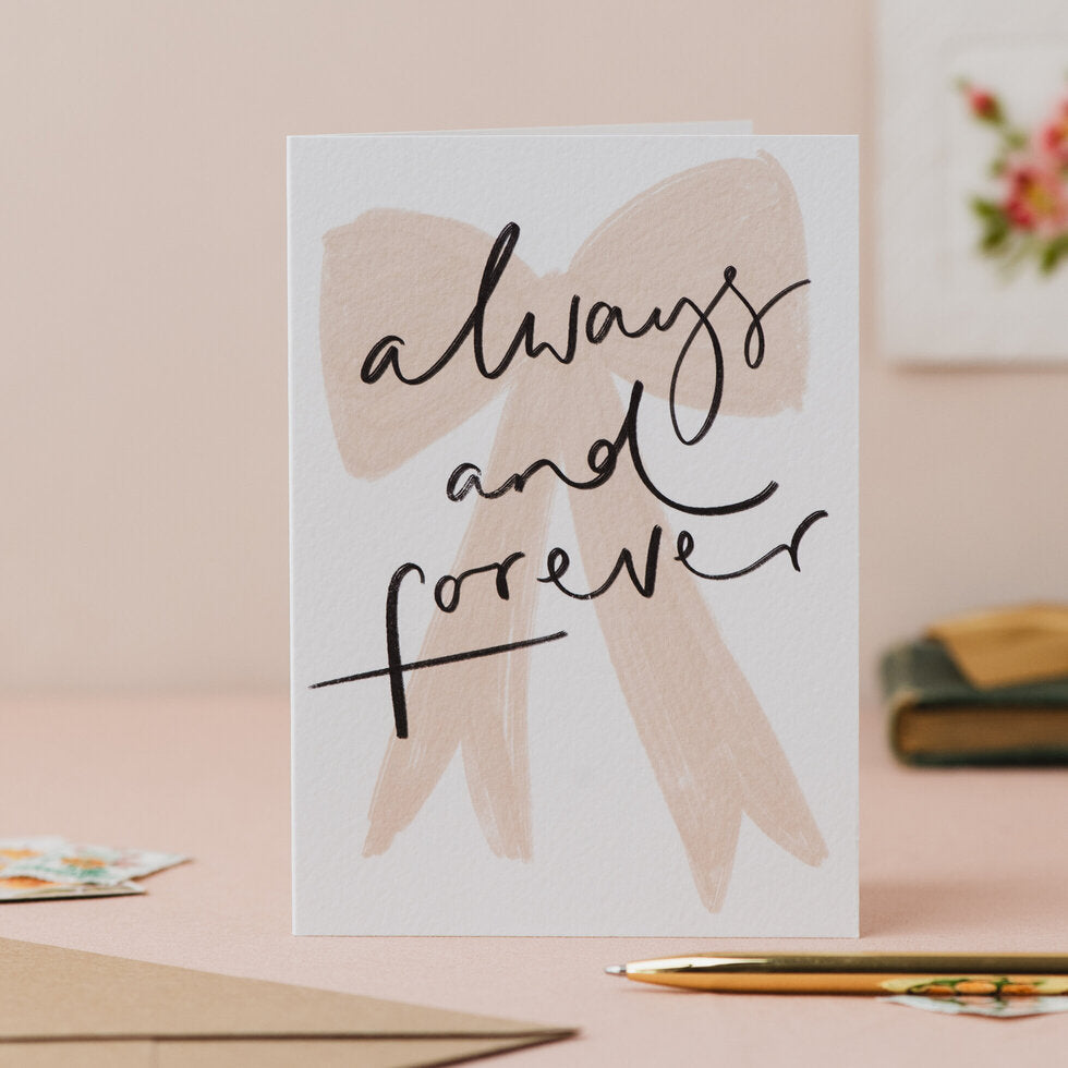 Always & Forever Bow Card
