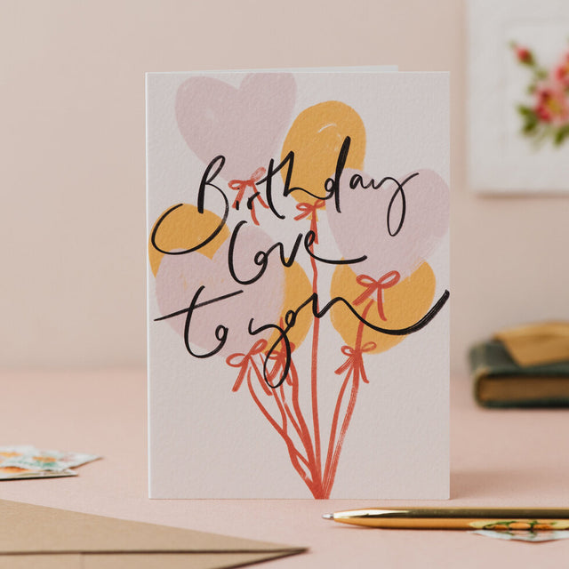 Birthday Love Balloon Card
