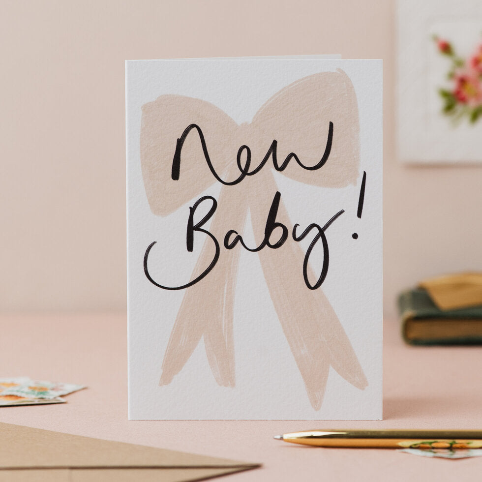 New Baby Bow Card