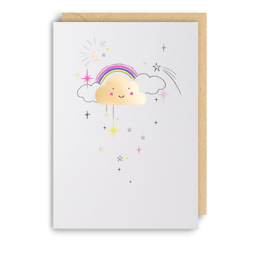 Baby Shower Cloud Card