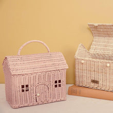 Load image into Gallery viewer, Rose Rattan Casa Clutch