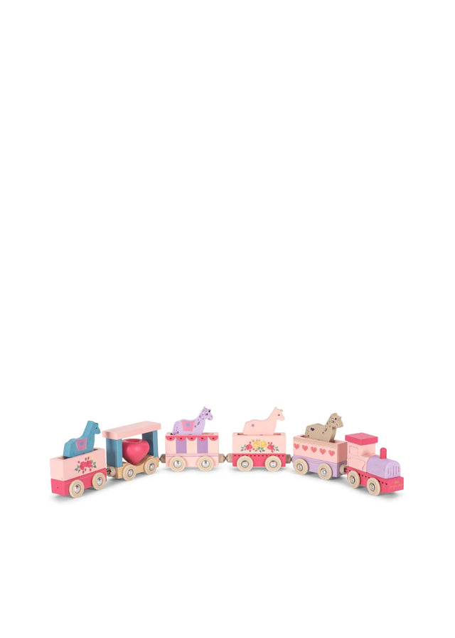 Unicorn Wooden Train