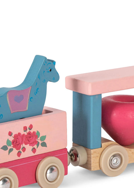 Unicorn Wooden Train
