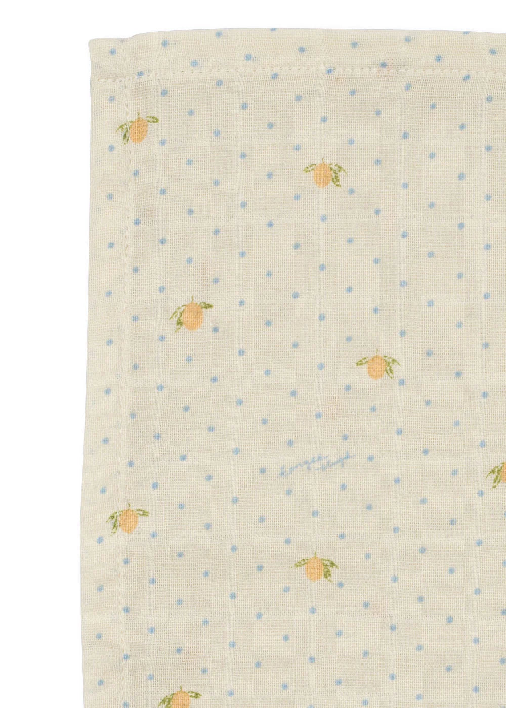 3 Pack Muslin Cloths: Lemon Dot