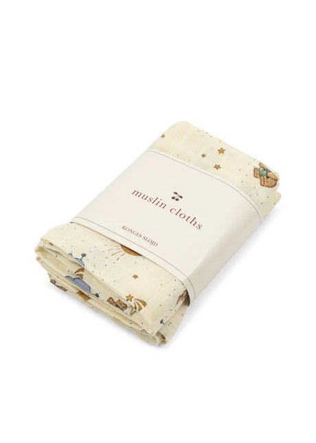3 Pack Muslin Cloths: Cucciolo
