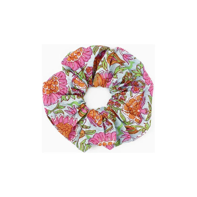 Pale Blue Vintage Scrunchie