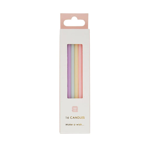 Pastel Tall Birthday Candles