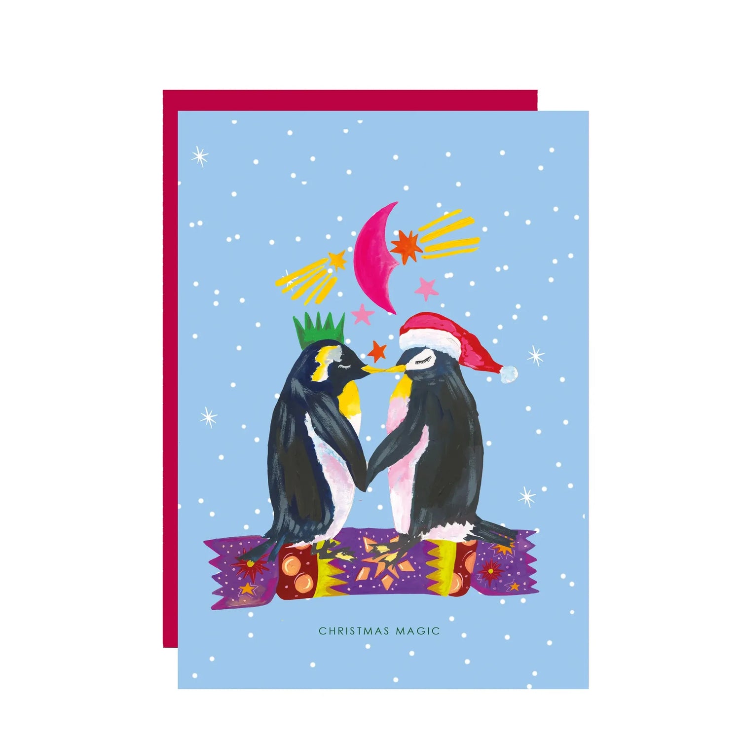 Christmas Magic Penguins Card