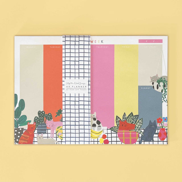 Cheeky Cats A4 Planner