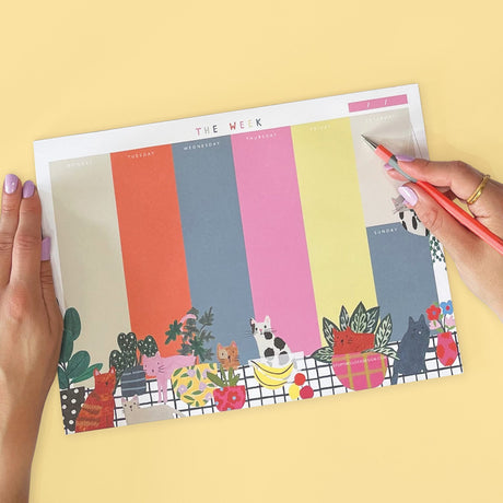 Cheeky Cats A4 Planner
