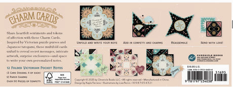Charm Cards: Folded Victorian Pocket Notes