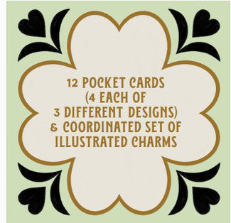 Charm Cards: Folded Victorian Pocket Notes