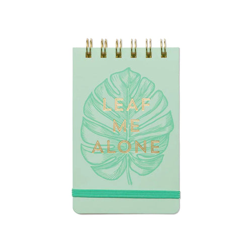 Leaf Me Alone Wire Notepad