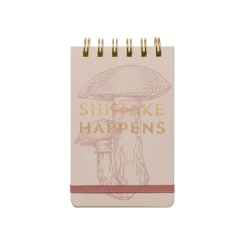 Shiitake Happens Wire Notepad