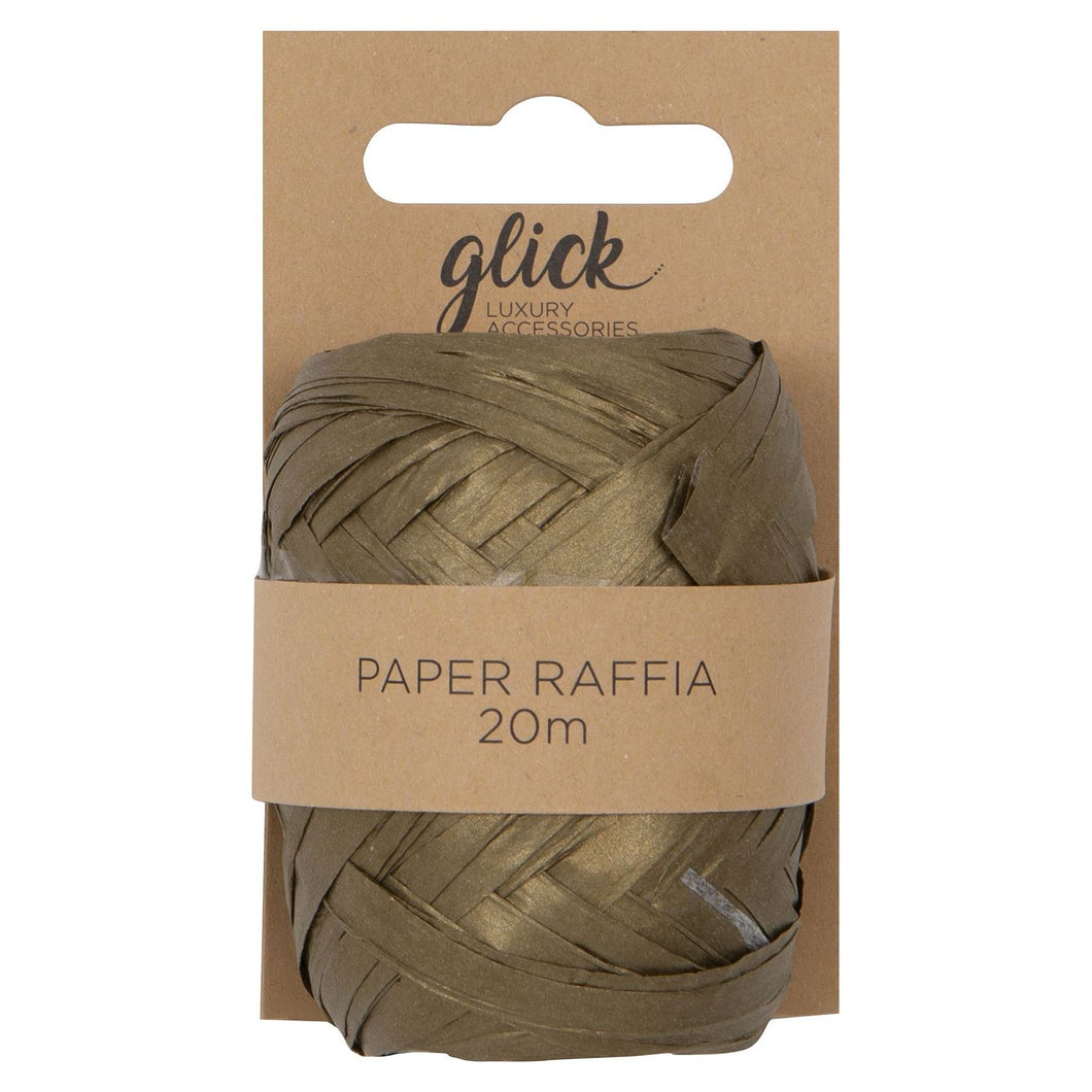 Metallic Gold Paper Raffia