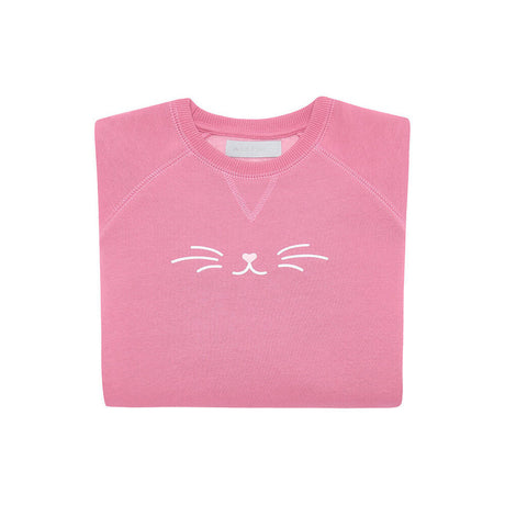 Cat Rose Pink Sweatshirt