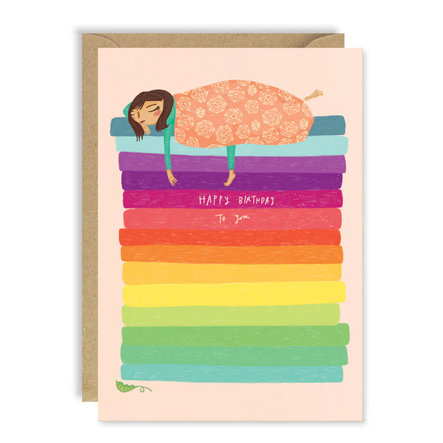 Princess Pea Birthday Card