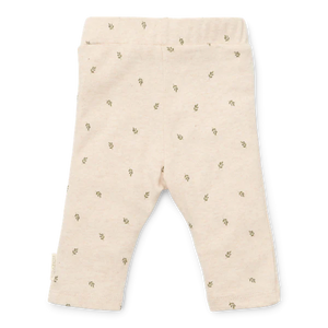Neutral Green Leaves Leggings