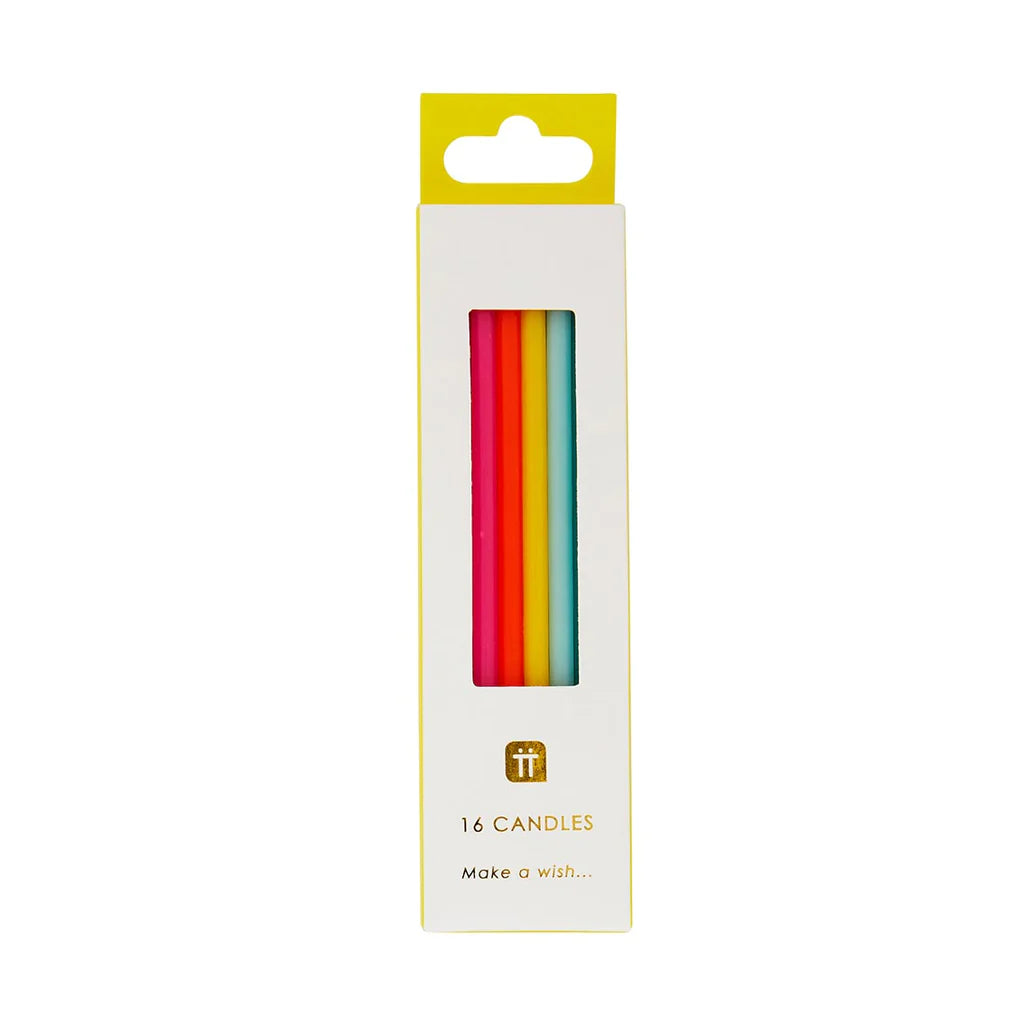 Rainbow Bright Birthday Candles