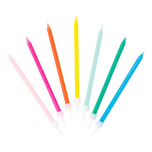 Rainbow Bright Birthday Candles