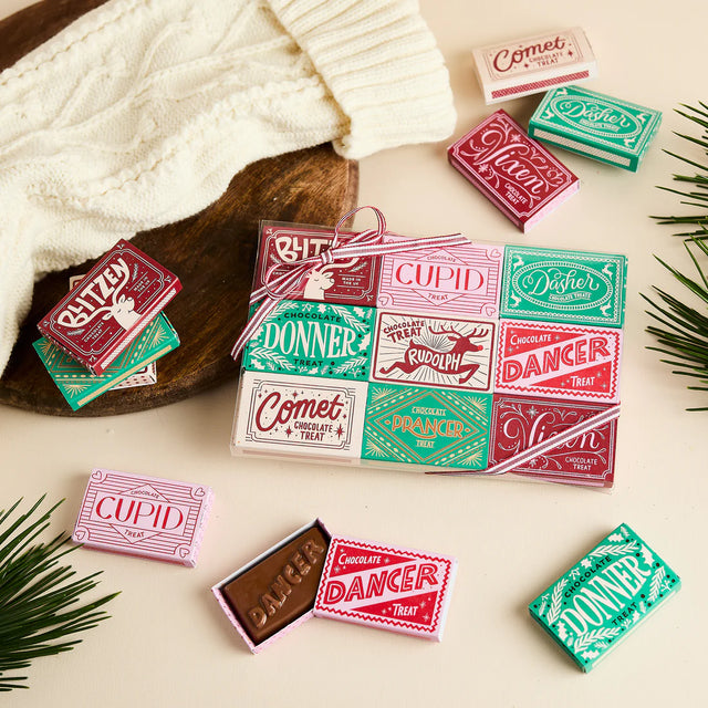 All Stars Reindeer Chocolate Bars