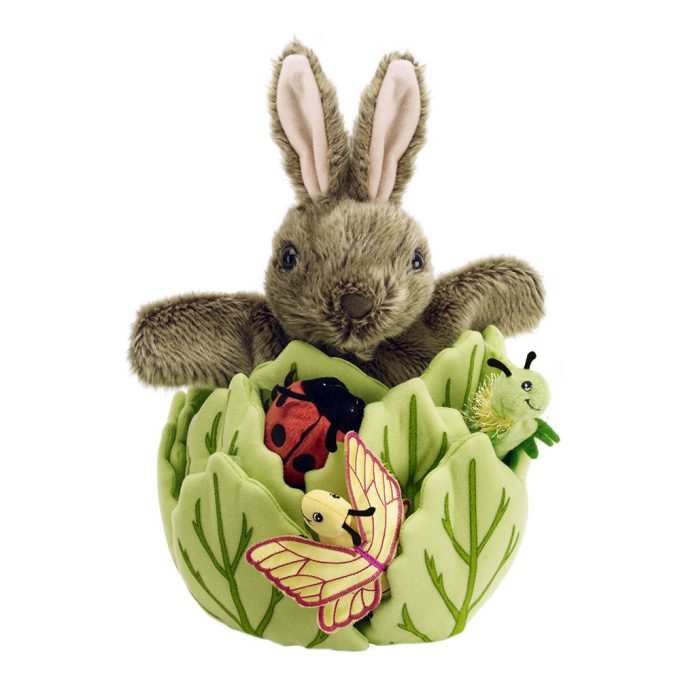 Rabbit & Bugs Hide Away Puppets