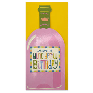 Wine-Derful Day Birthday Card