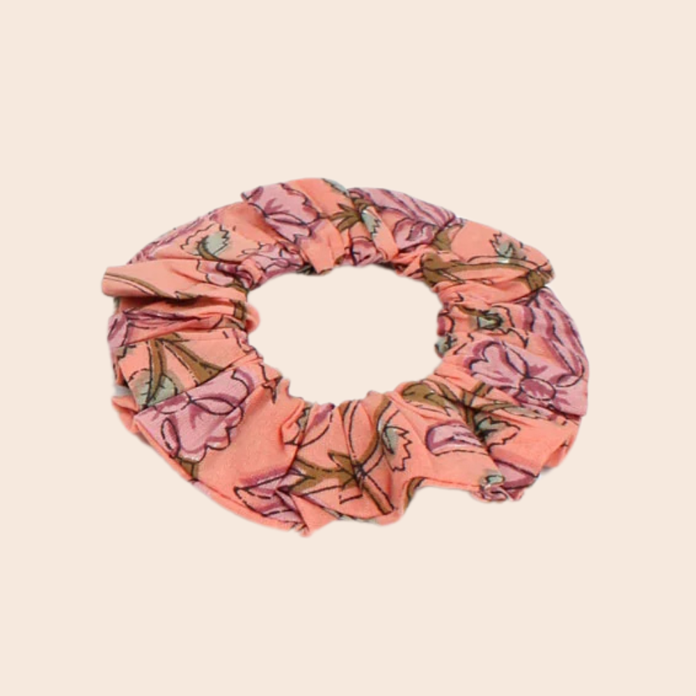 Small Salmon Scrunchie