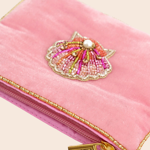 Pink Shell Small Purse