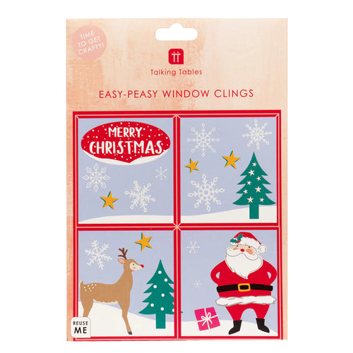 Easy Peasy Christmas Window Clings