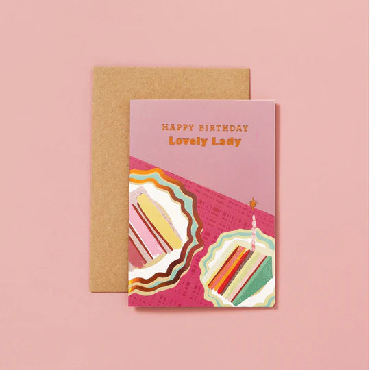 Lovely Lady Birthday Card