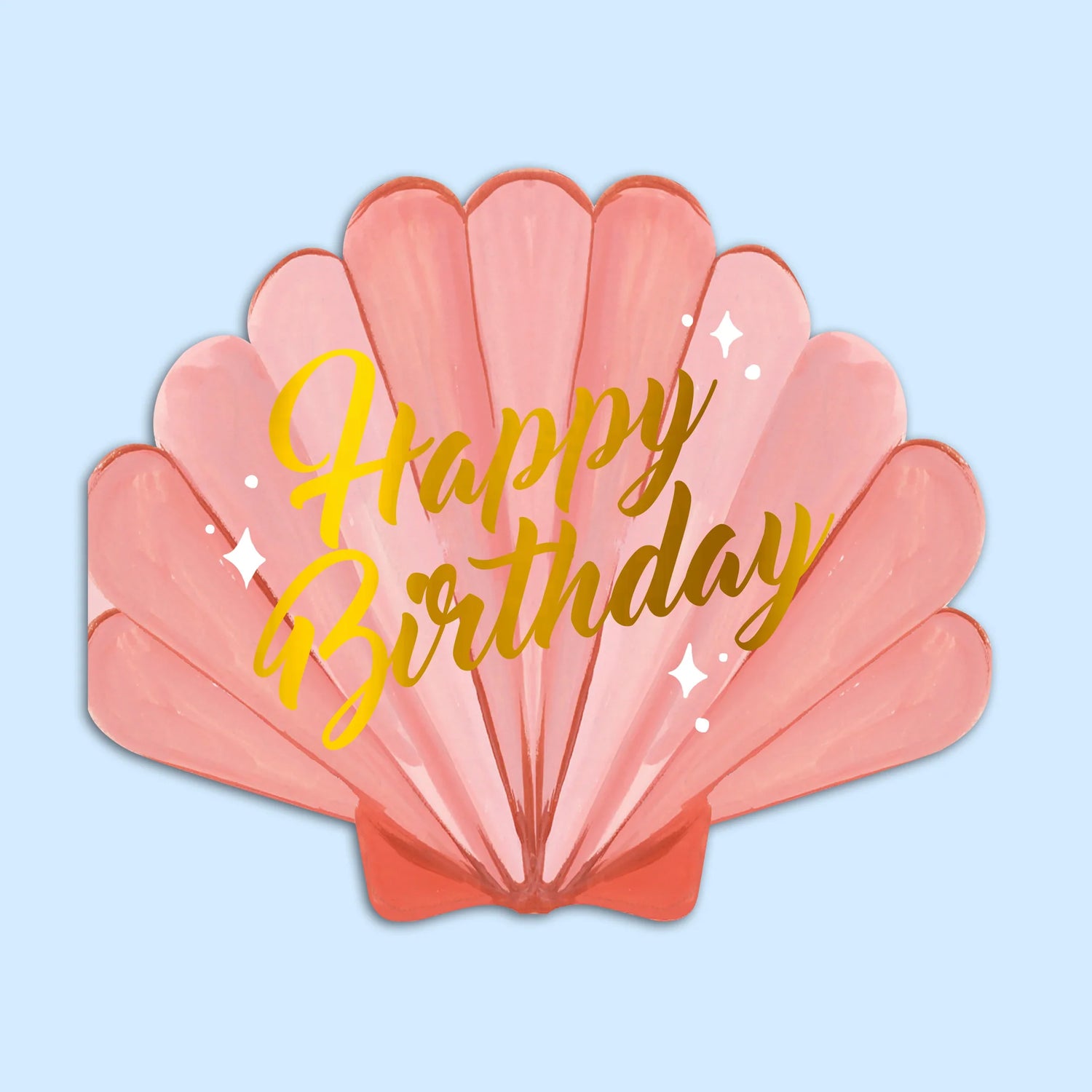 Shell Shaped Card