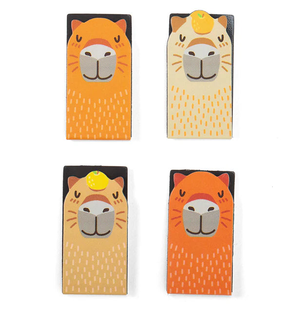 Capybara Magnetic Bookmarks