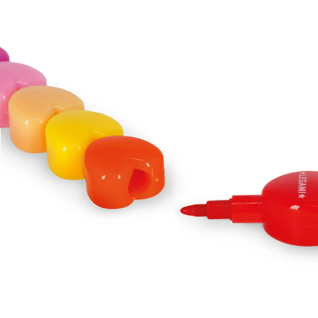 Stackable Heart Crayons