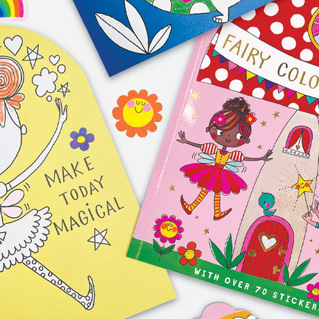 Fairy Colouring Book with Stickers